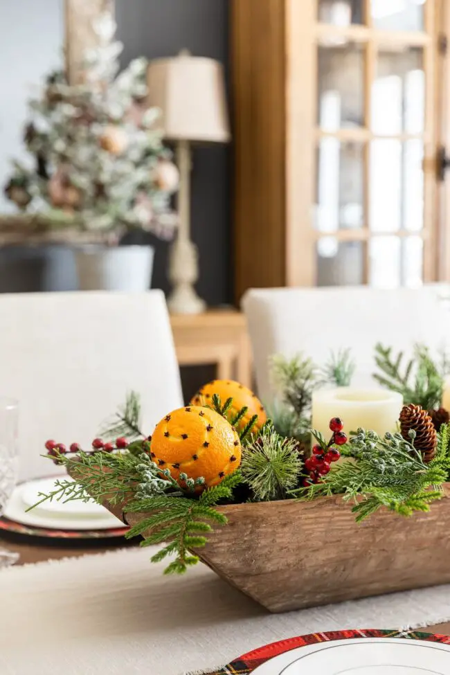 Natural Wood Bowl Display