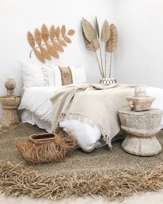 Earthy Boho Charm with Natural Textures