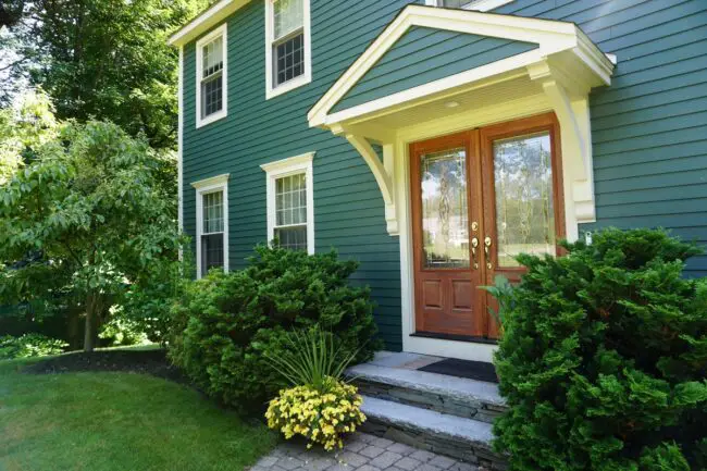 Forest Green Siding for a Natural Feel