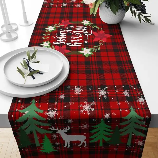 Holiday Cheer with Plaid and Pine