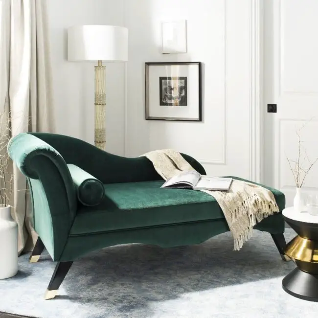 Elegant Repose in Rich Emerald Green