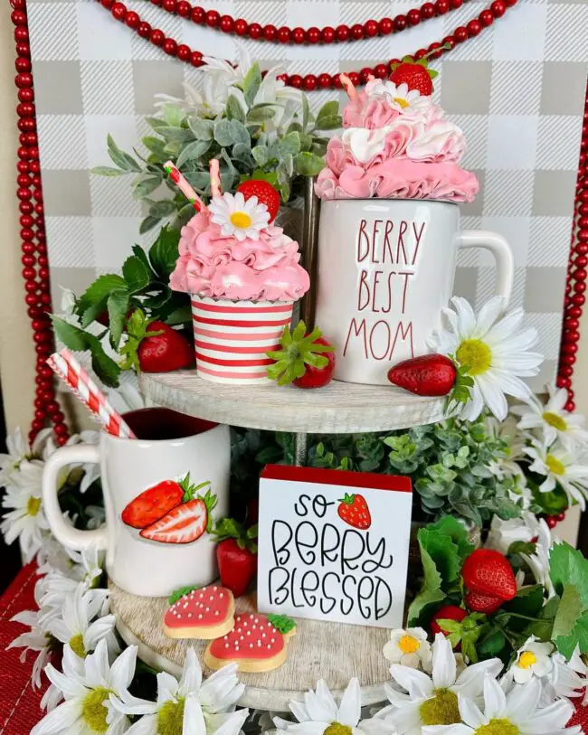 Berry Delight: Festive Two-Tiered Showcase