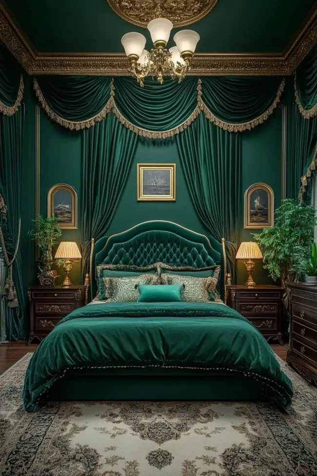 Lush Green Velvet Showcase