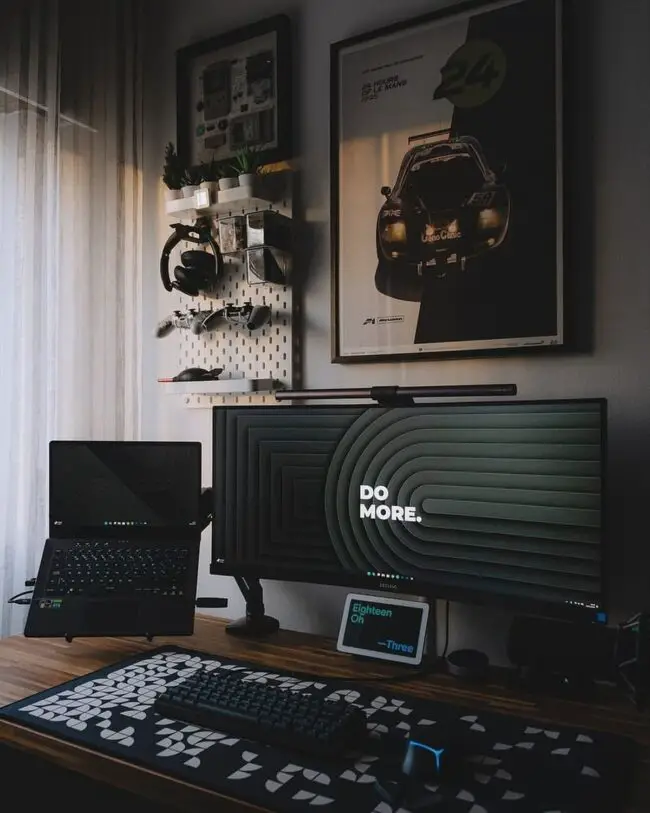 Dark and Moody Gamer’s Retreat