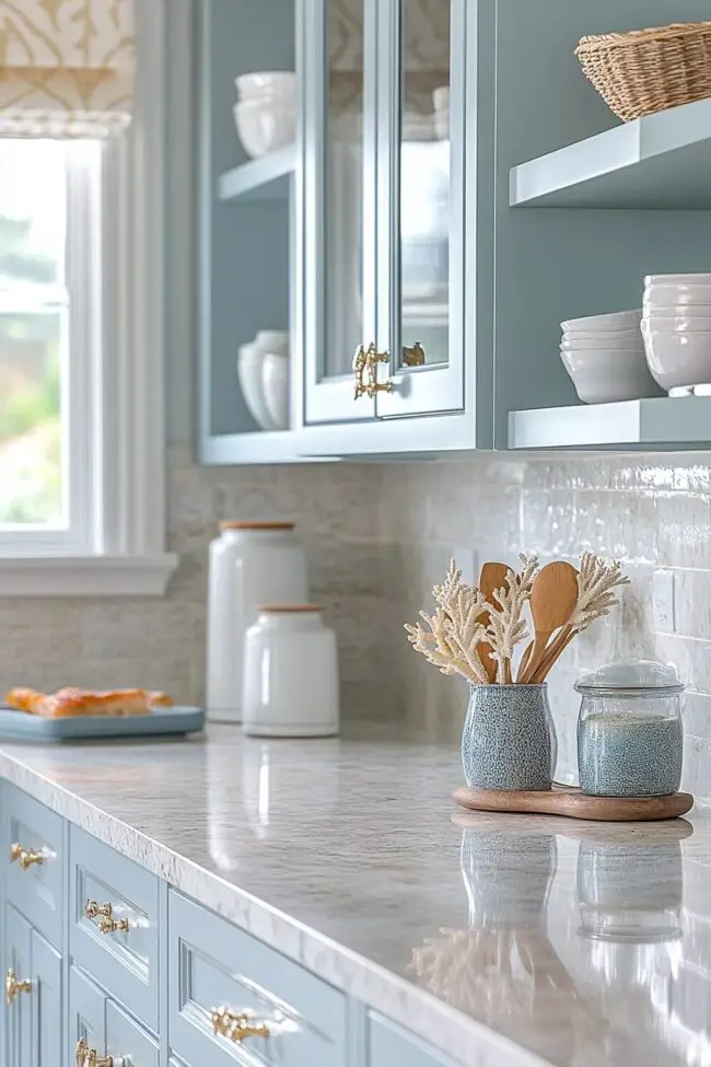 Nautical Charm in Kitchen Design