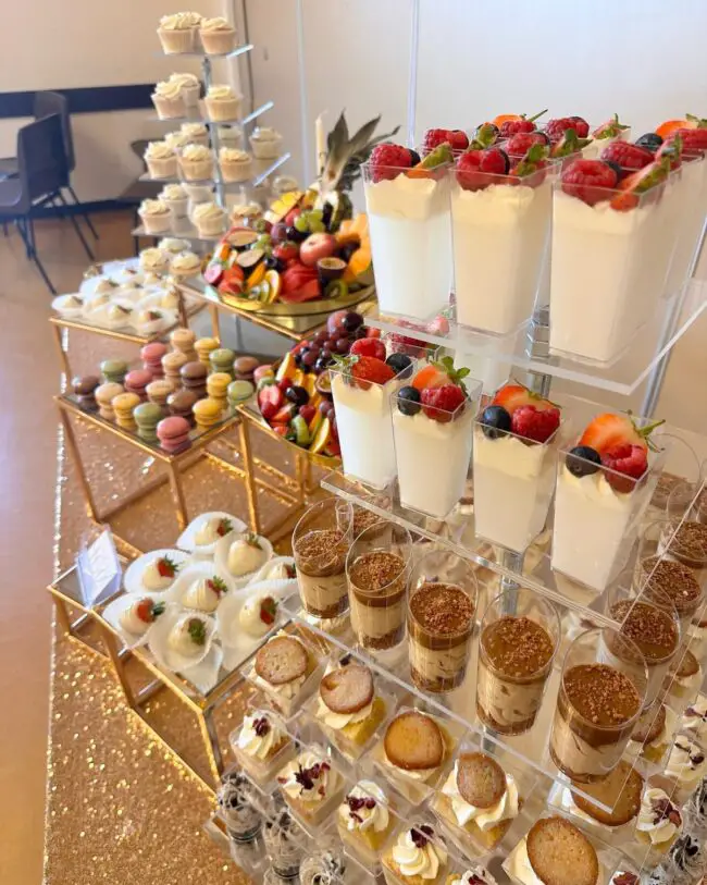 Exquisite Fruit and Dessert Arrangement