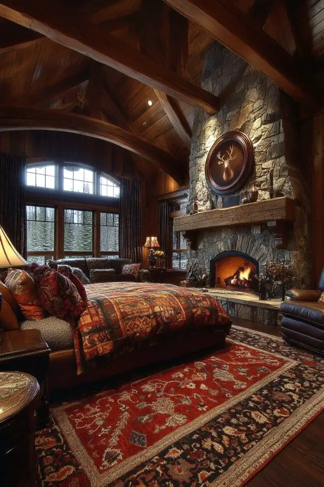 Rustic Timber Home Atmosphere