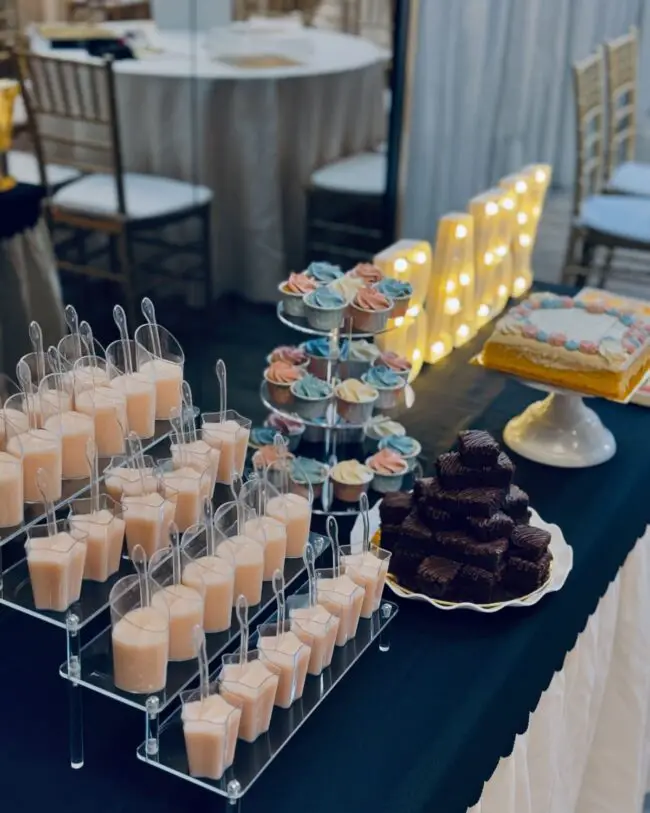 Charming Rustic Dessert Table Setup