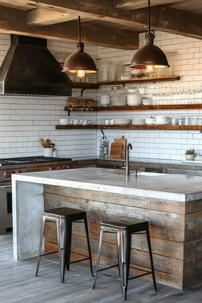 Modern Industrial Kitchen Design Ideas