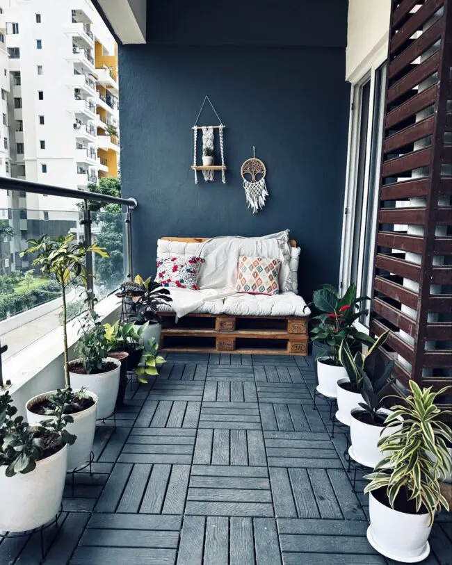 Boho-Chic Balcony