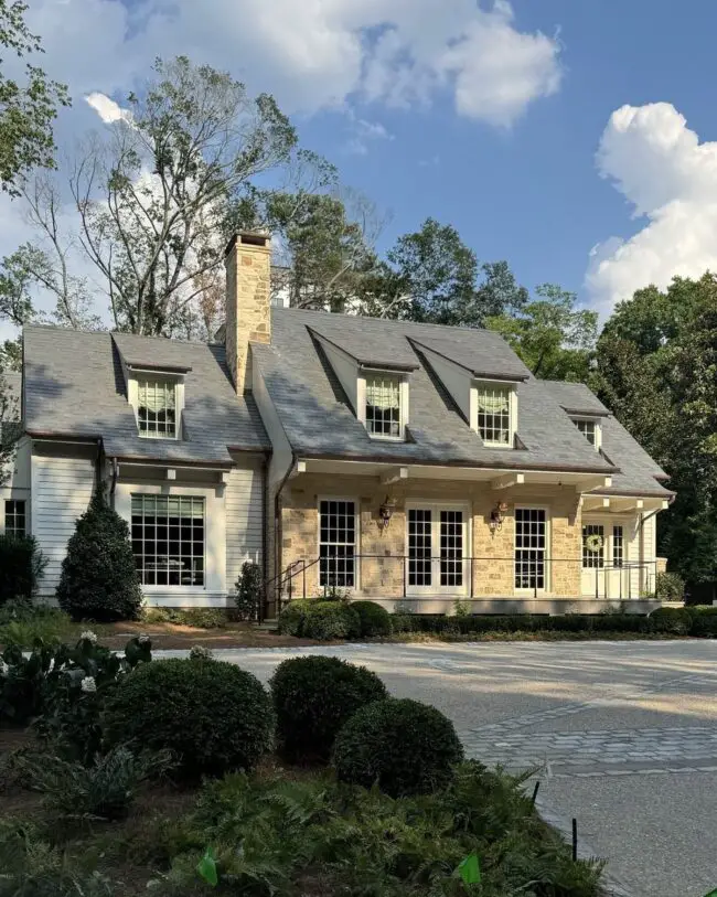 Cape Cod Elegance Highlighted by Stone Accents