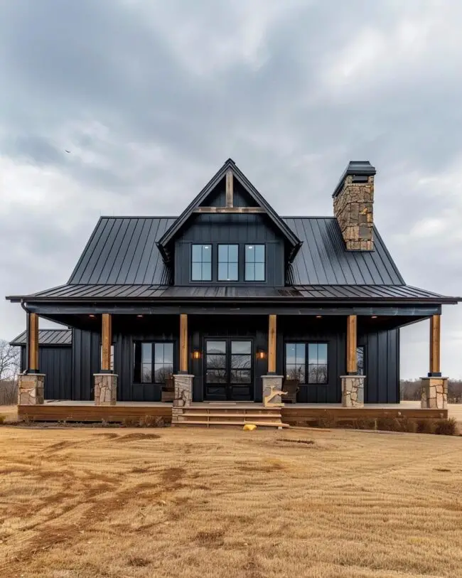 Farmhouse Charm with Cedar and Black