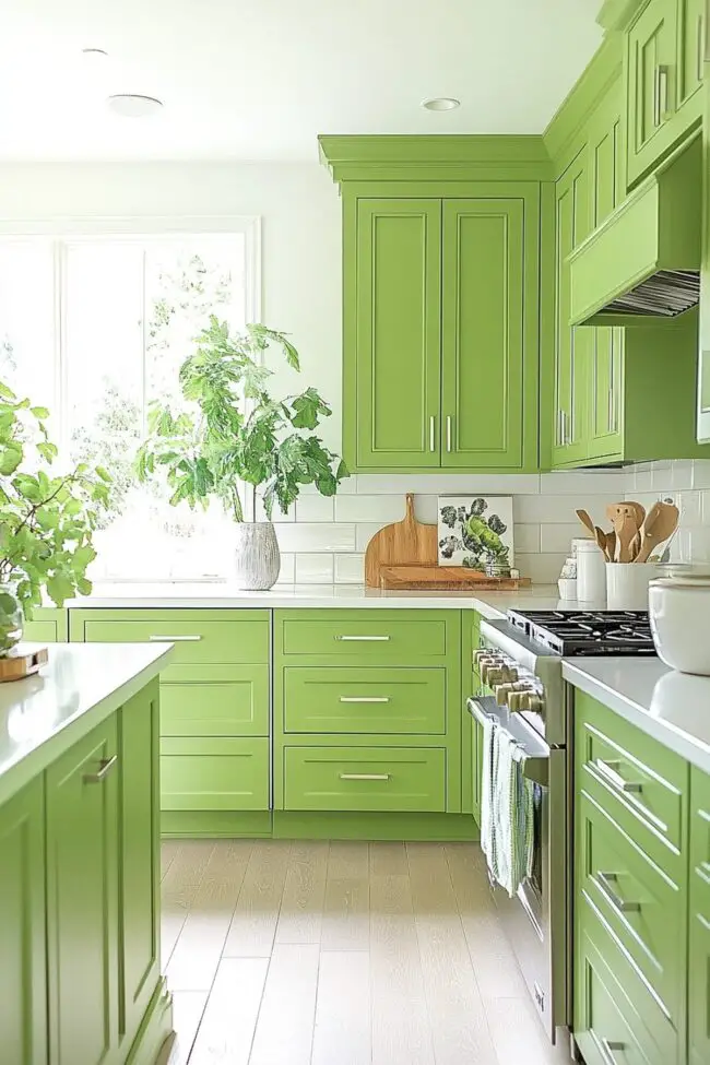 Fresh Green Kitchen Inspiration