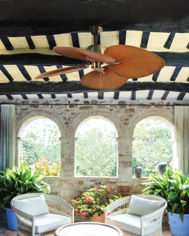 Tropical Patio Ceiling Fan