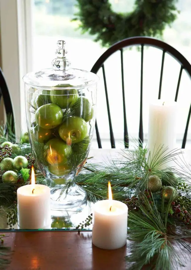 Lively Apple Pine Arrangement