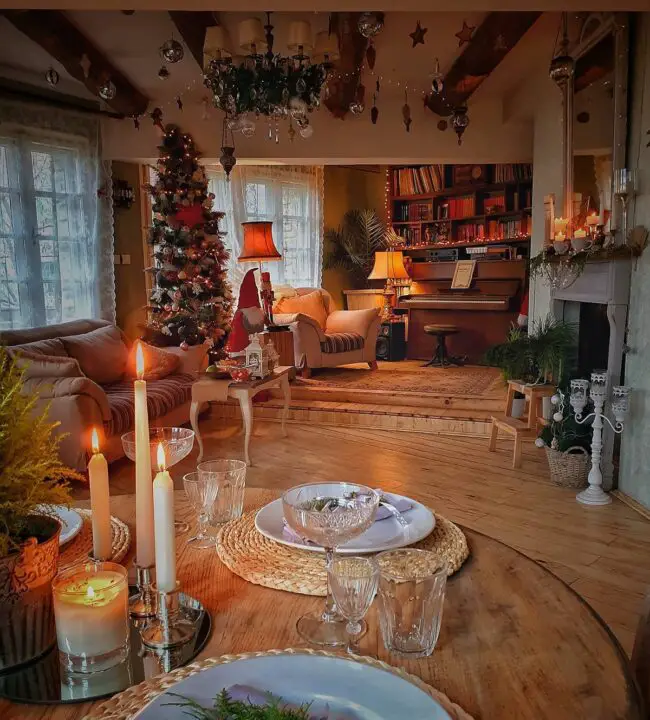 Warm Christmas Retreat Ambiance