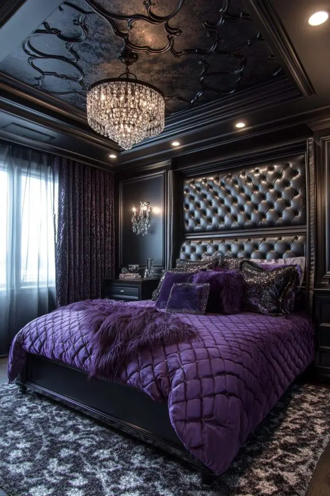 Chic Sparkle Bedroom Design