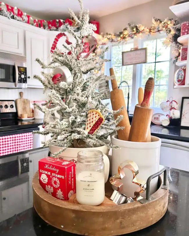 Rustic Baking Tool Display