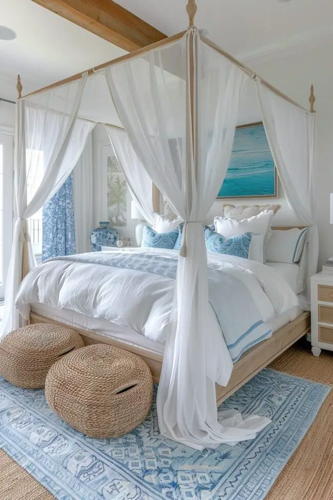 Beachy Bohemian Bedroom Retreat