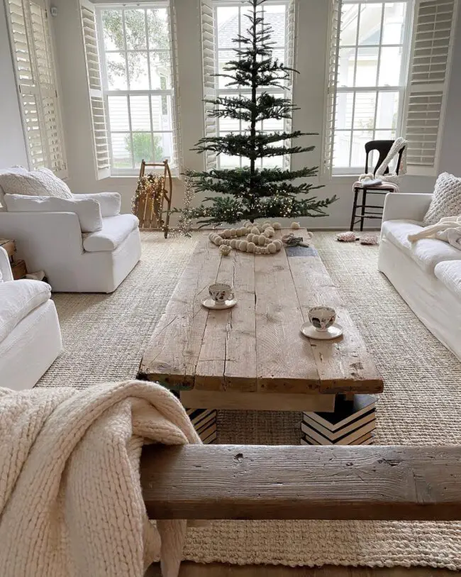 Rustic Minimalist Christmas Style