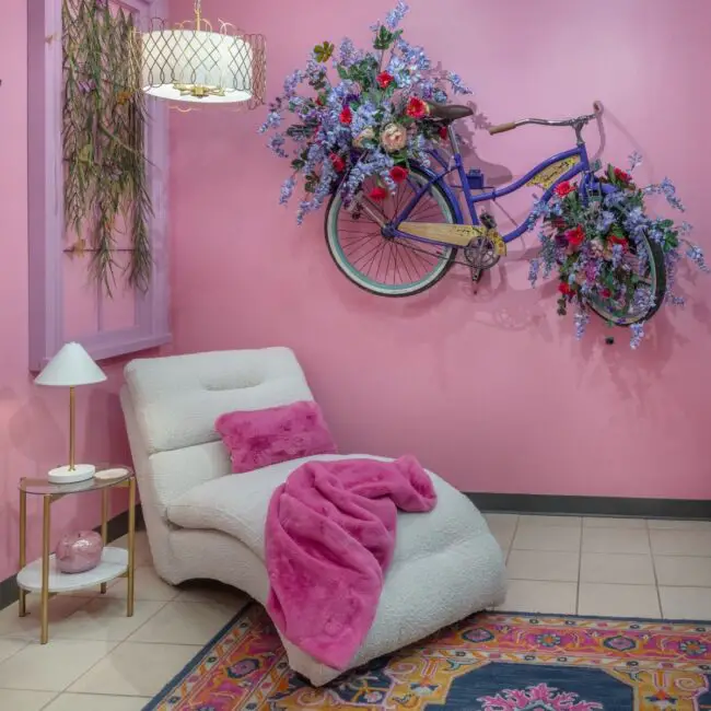 Charming Floral Wall Decor Design