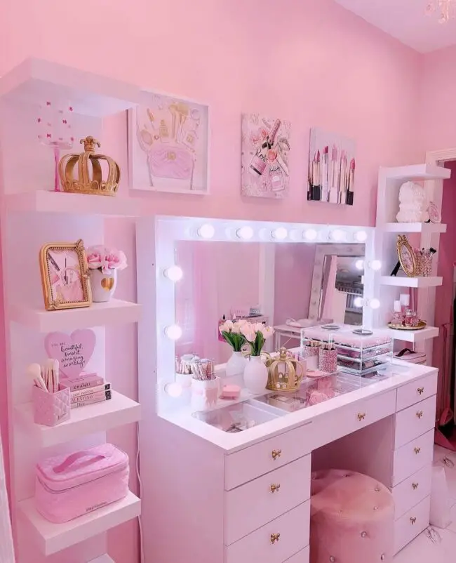 Charming Pastel Pink Makeup Sanctuary