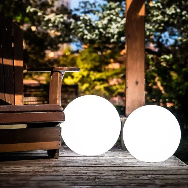 Moonlit Glow on the Deck