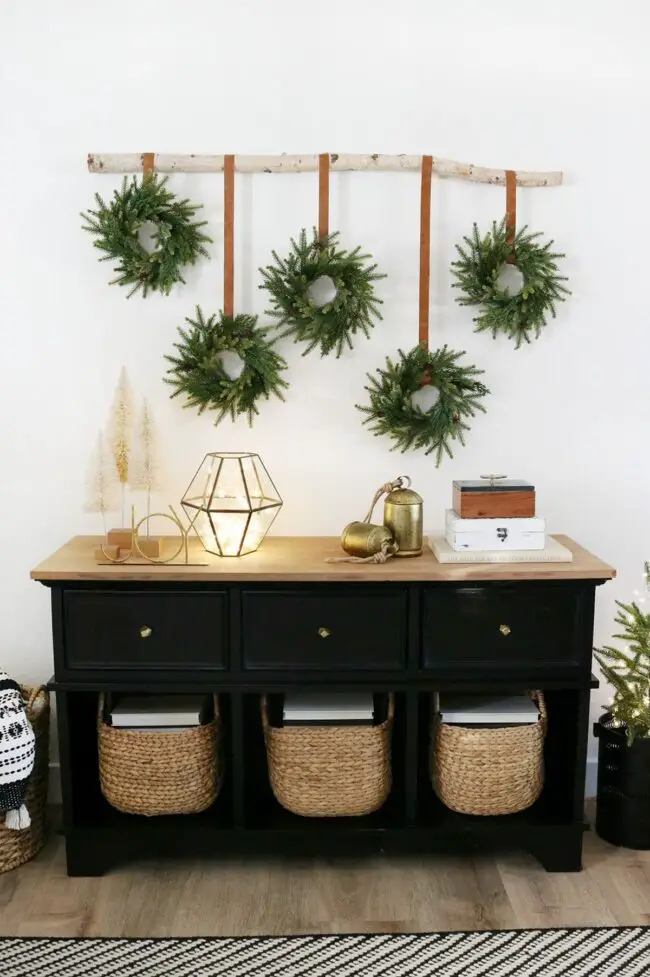 Charming Rustic Wreath Wall Arrangement