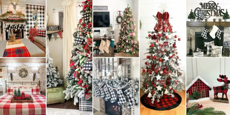 Best Buffalo Check Christmas Decor Ideas