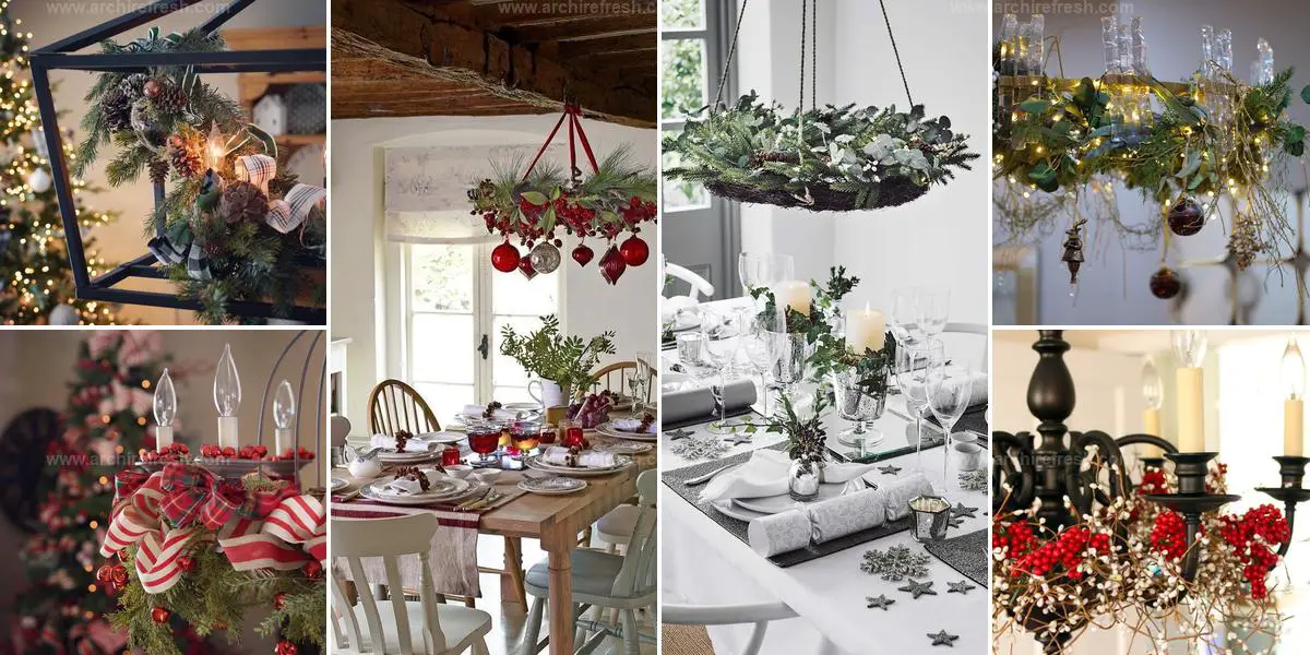 Top Christmas Chandelier Decor Ideas