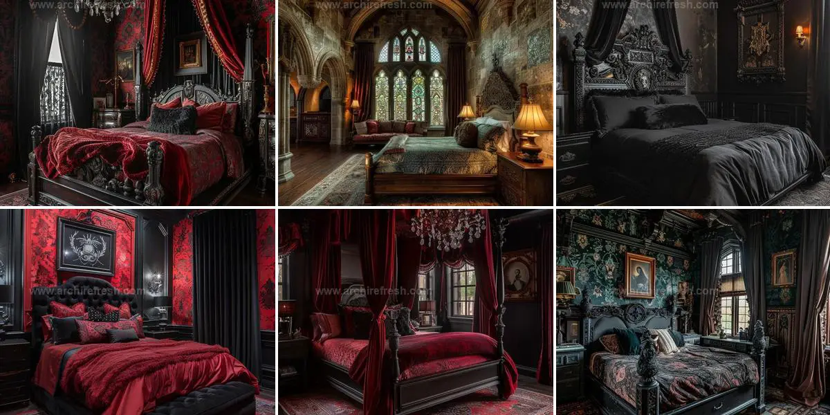 Top Gothic Bedroom Ideas