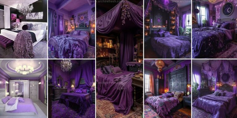 Best Purple Witchy Bedroom Ideas